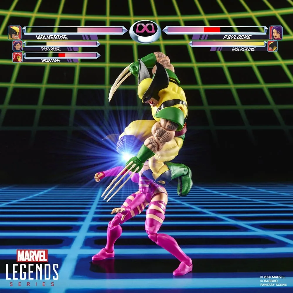 Marvel Action Figures – Legends Wolverine and Psylocke 2-Pack 15.2 cm 17