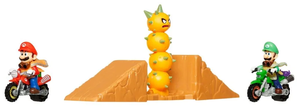 Super Mario Galaxy Movie Playset – Hot Wheels Mario & Luigi Desert Jump 5