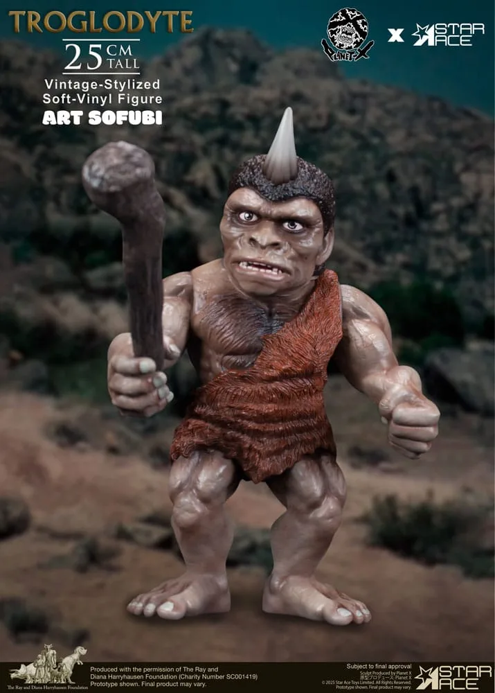 Ray Harryhausen Vinyl Statue – Vintage Troglodyte 25 cm 3