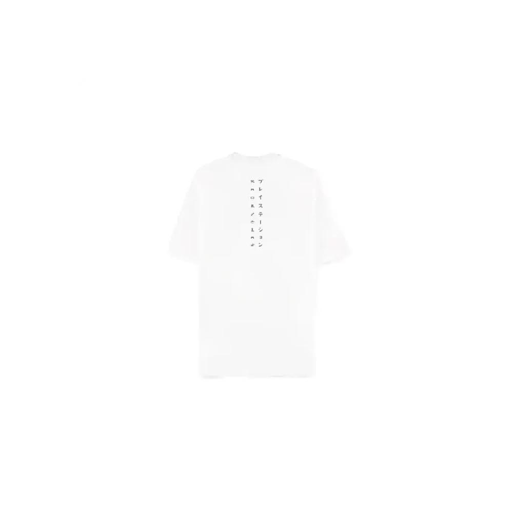 PlayStation T-Shirt – White Logo Loose Fit 2