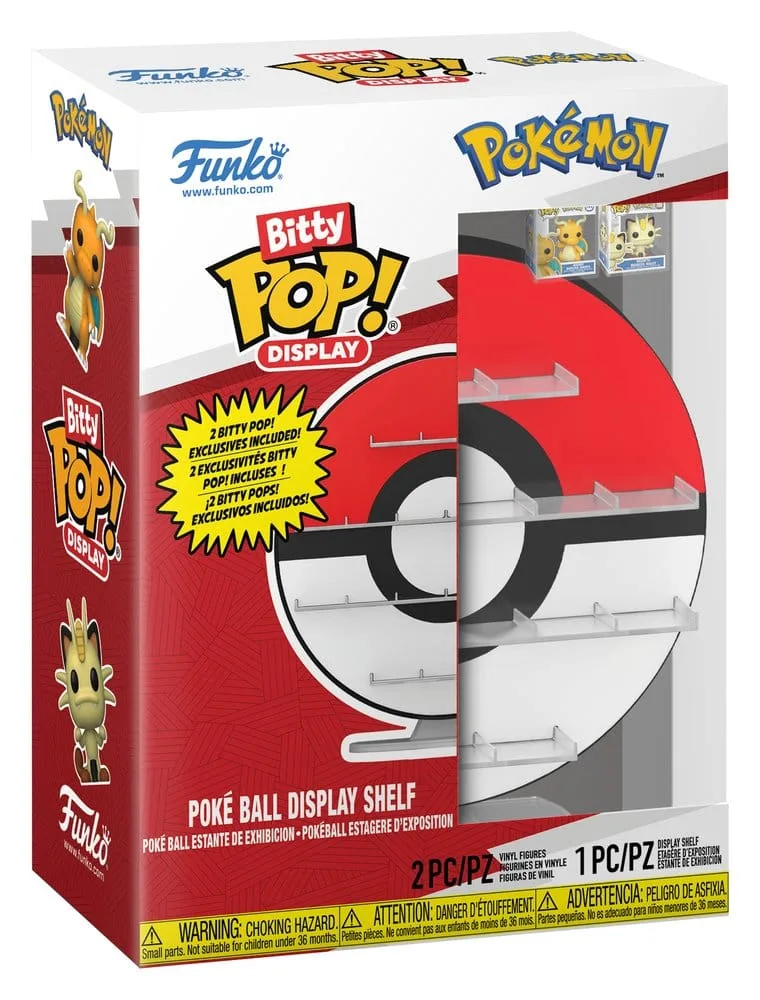 Pokémon Bitty Pop Display – Poké Ball with 2 Figures 19.8 cm
