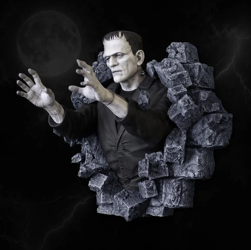 Frankenstein Wall Sculpture – Classic Horror Edition 94 cm 4