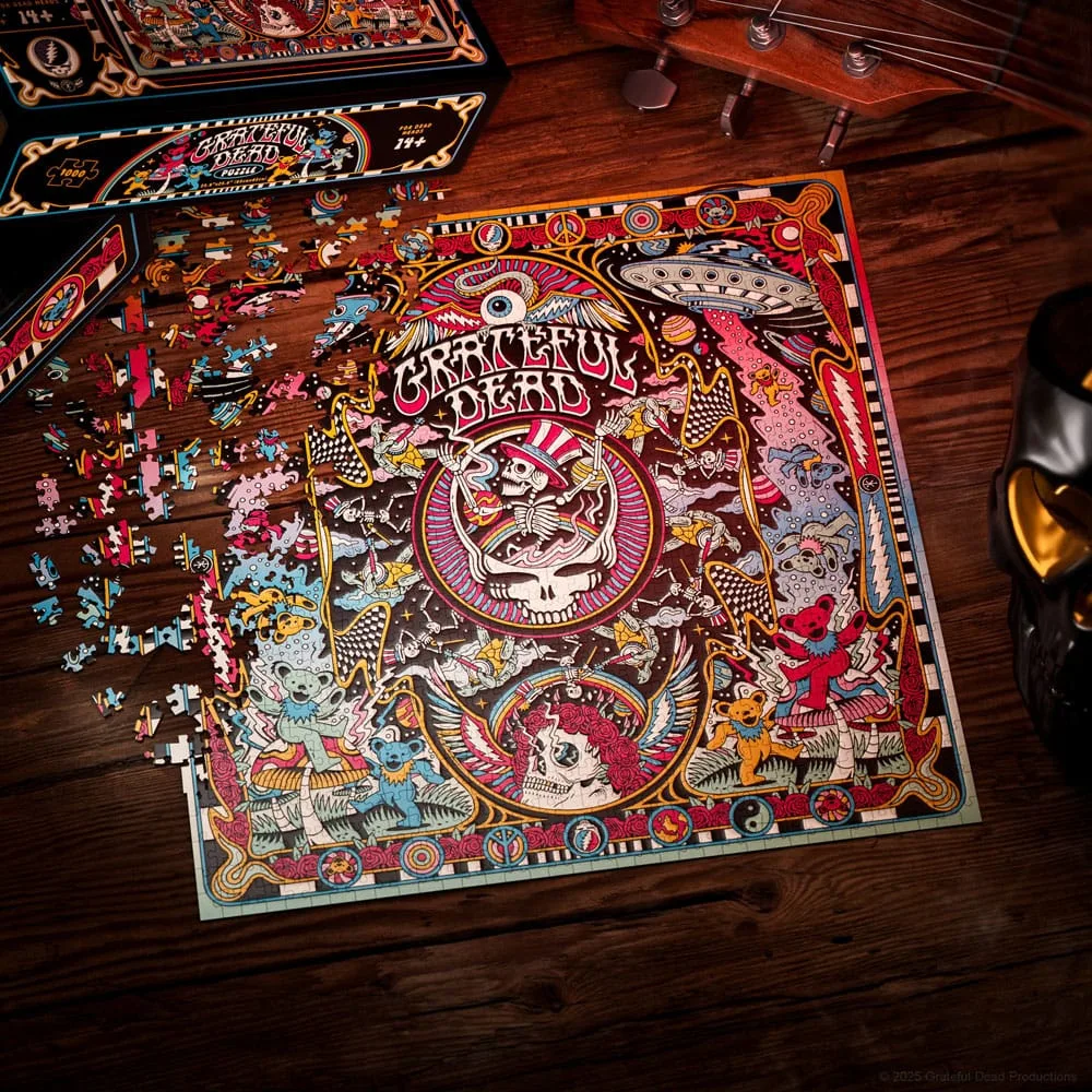 Grateful Dead Jigsaw Puzzle – Psychedelic Landscape 1000 Pieces 10