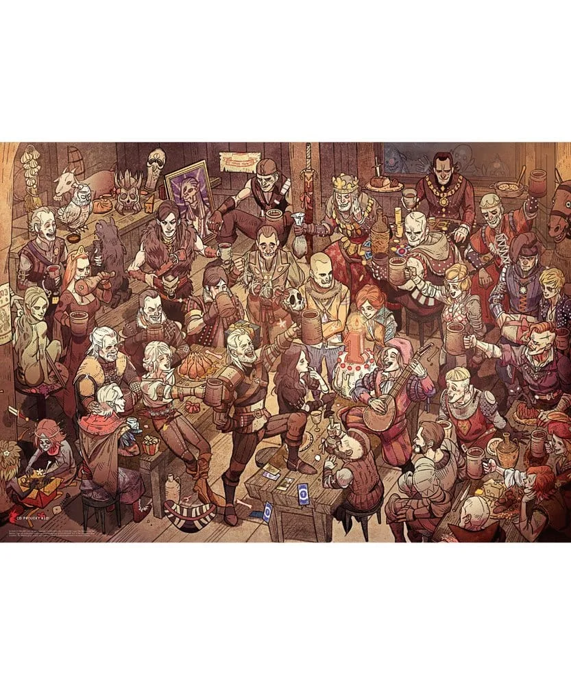 The Witcher Legpuzzel – Birthday 1000 stukjes 68 x 48 cm 2