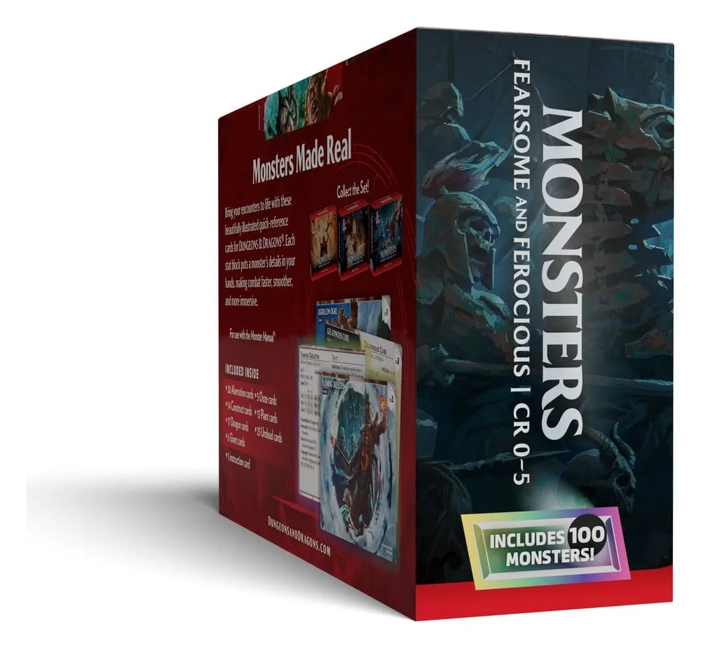 D&D Reference Cards – Fearsome and Ferocious Monsters English 4