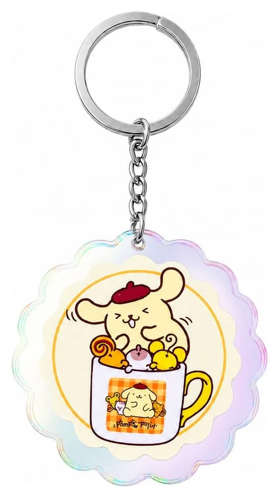 Sanrio Acrylic Keychain – Pompompurin 30th Anniversary Purin 01