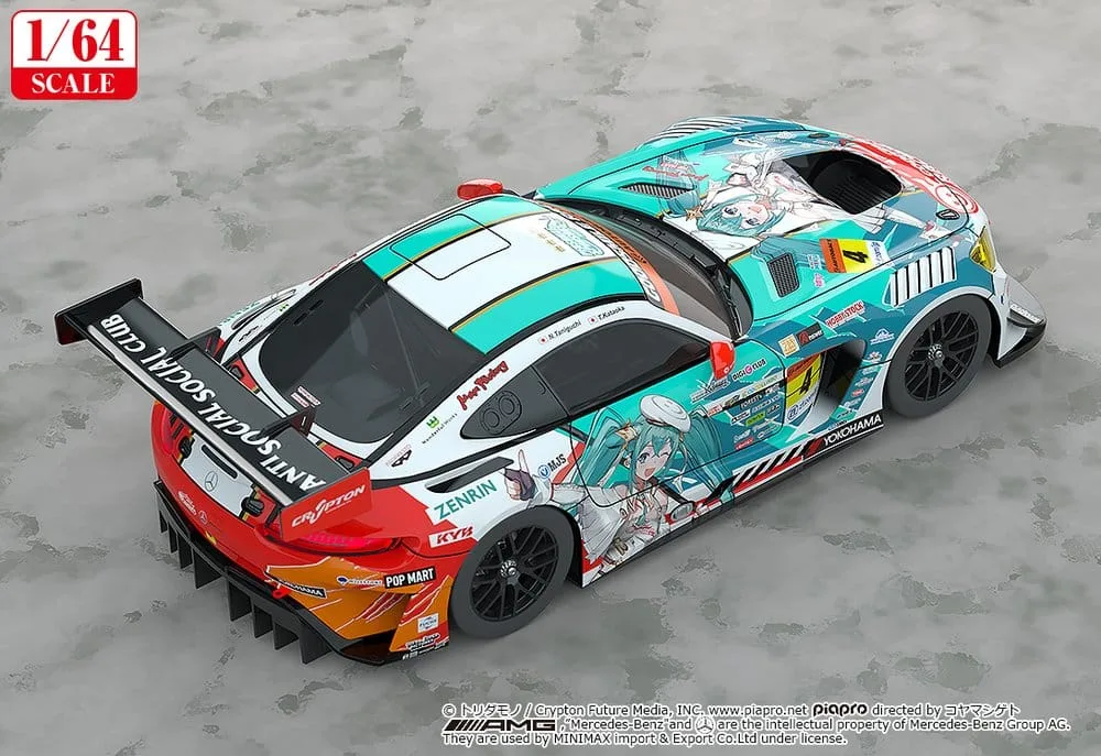 Hatsune Miku GT Project Model Car – AMG 2023 Season Opening 7 cm 3