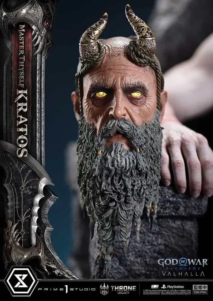 God of War Ragnarök Statue – Master Thyself Kratos 67 cm 14