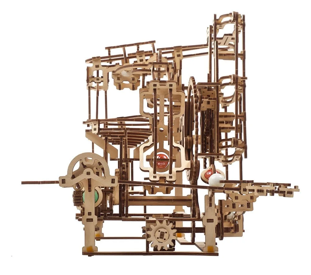 Ugears Wooden Model Kit – Marble Run Stepped Hoist 19