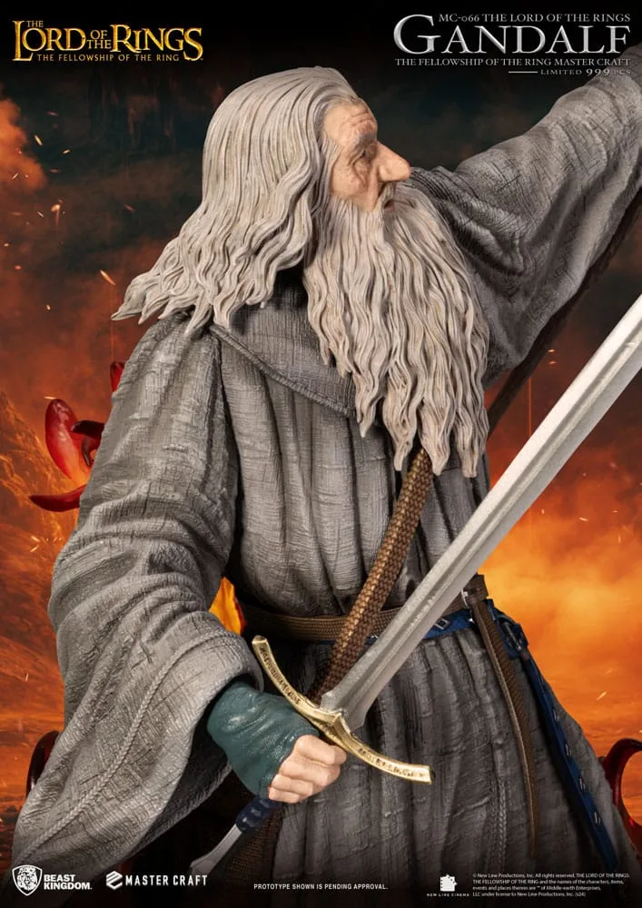 Lord of the Rings Statue – Master Craft Gandalf 58 cm 5