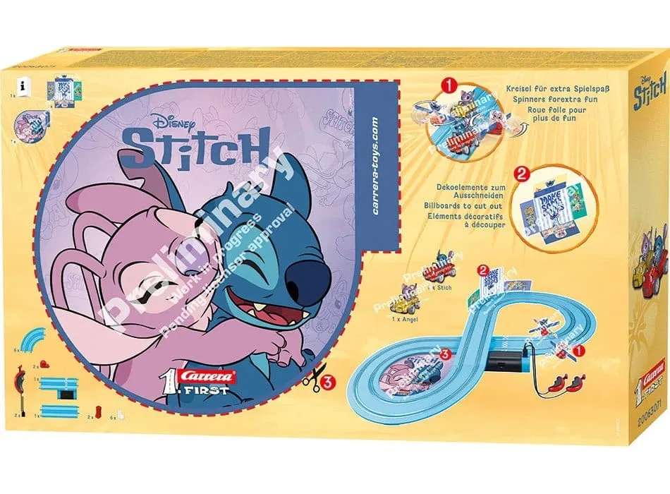 Disney Race Track Set – Carrera First Stitch 2.4 m 4