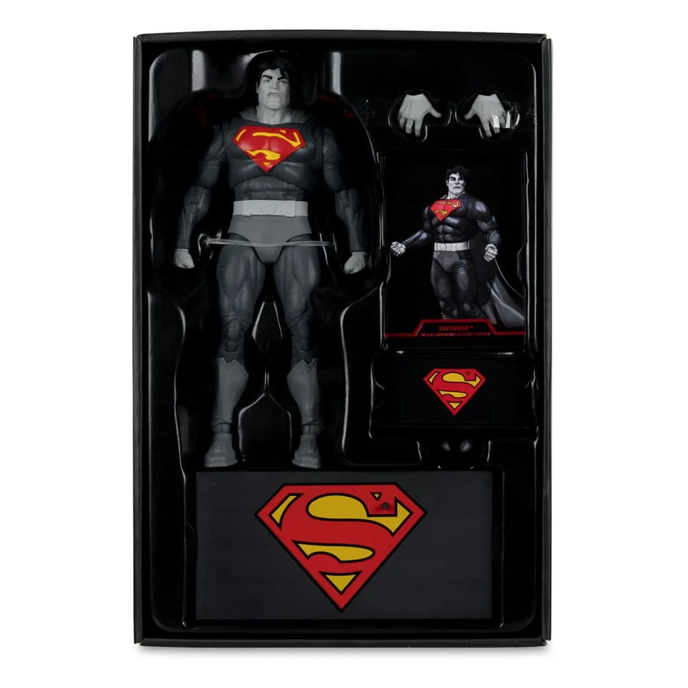 DC Action Figure – Superman Black & White Accent Edition 18 cm 7