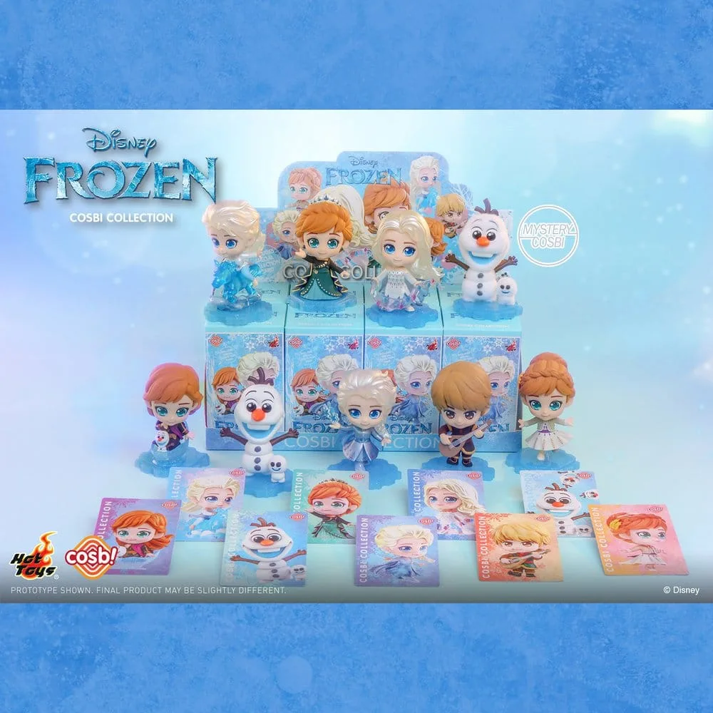 Frozen Mini Figures – Cosbi Blind Box Display of 8 8 cm 3