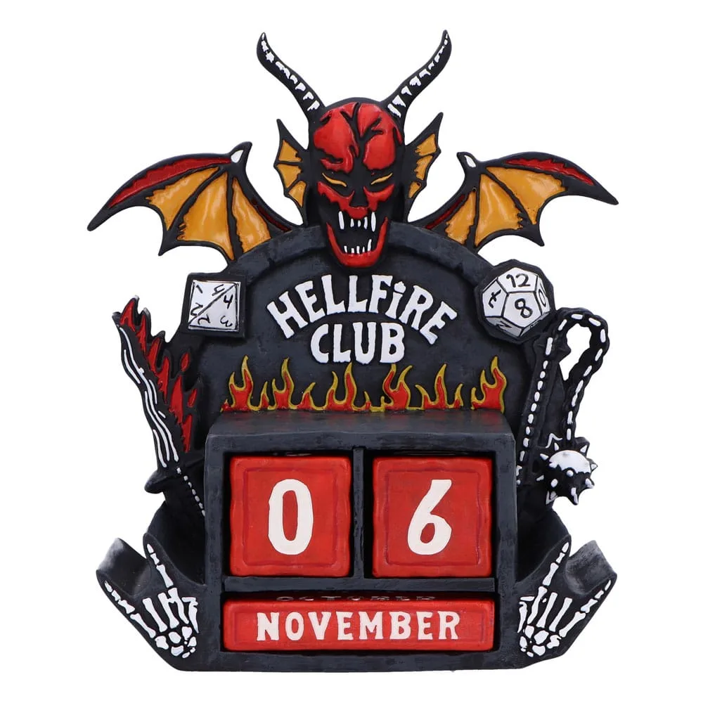 Stranger Things Perpetual Calendar – Hellfire Club 15 cm