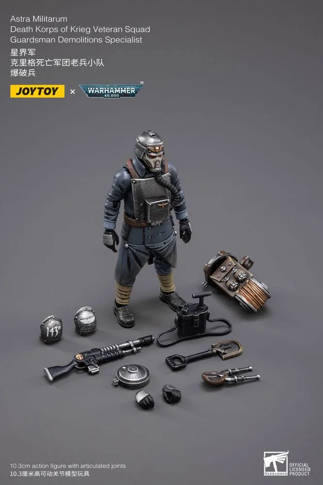 Warhammer 40k Action Figure – Krieg Demolitions Specialist 10.3 cm 4