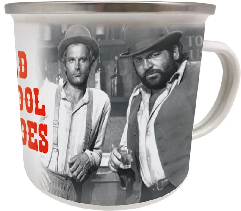 Bud Spencer & Terence Hill Enamel Mug – Old School Heroes 500 ml