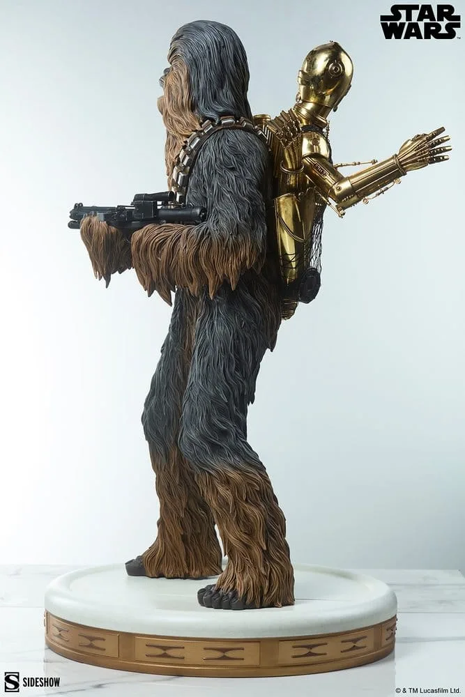 Star Wars Statue – Chewbacca and C-3PO Premium Format 63 cm 10
