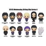 Wednesday 3D Foam Bag Clips – Series 4 Display of 24 3