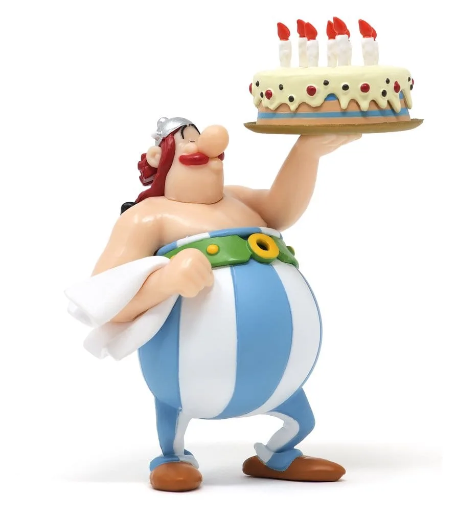 Asterix PVC Figure – Obelix Happy Birthday 8.5 cm