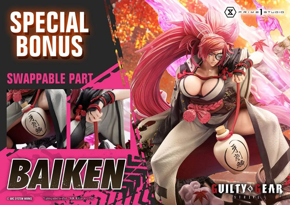 Guilty Gear Strive Statue – Baiken Bonus Version 1/4 Scale 80 cm 17