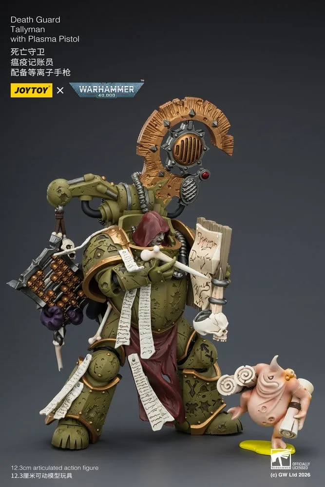 Warhammer 40,000 Action Figure – Death Guard Tallyman 12.3 cm 5