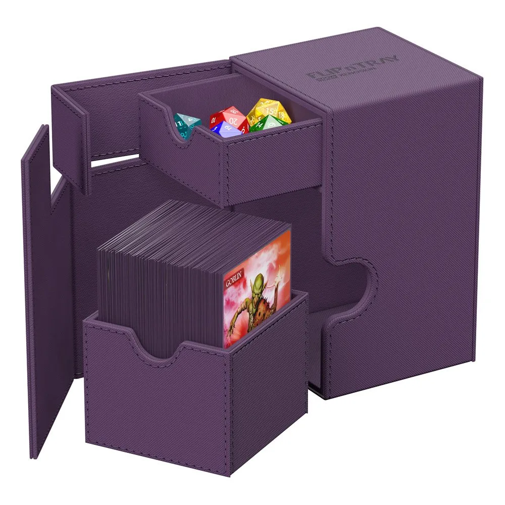 Ultimate Guard Deck Box – Purple Flip’n’Tray 100+ Xenoskin 5