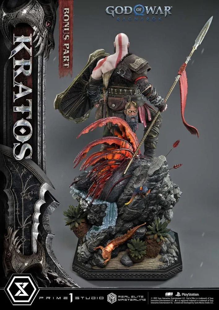 God of War Ragnarok Statue – Kratos Ultimate Bonus 95 cm 7