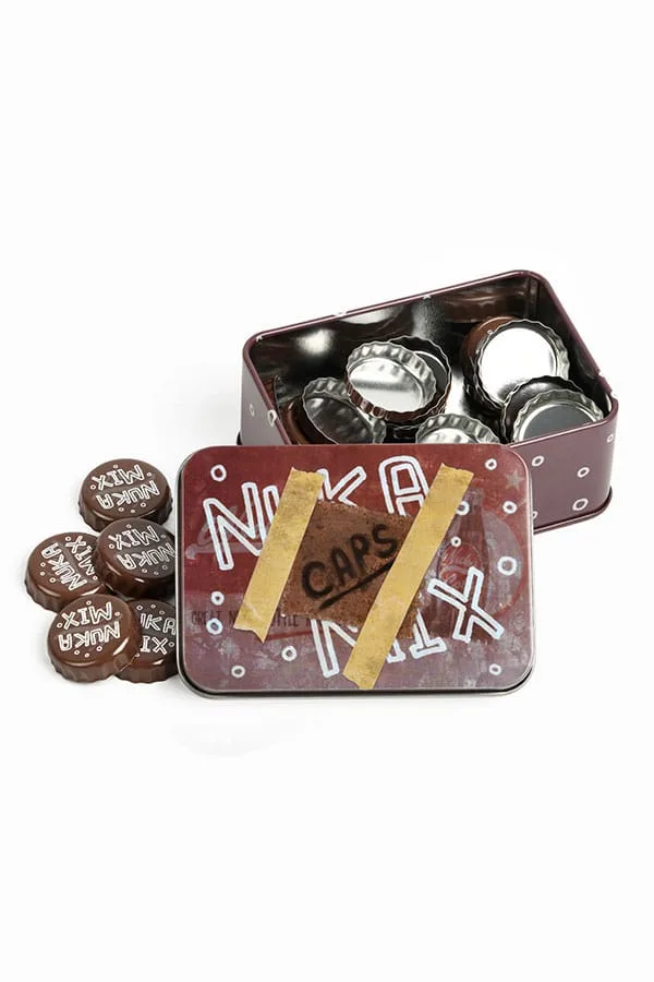 Fallout Collectible Tin – Nuka Mix Bottle Caps 10 cm