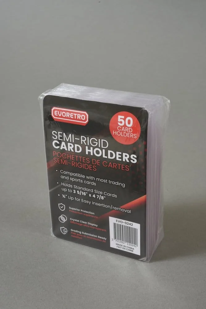 Evoretro Card Holders – Semi-Rigid 50-Pack 8 x 12 cm 4