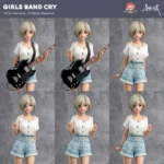 Girls Band Cry PVC Statue – Rupa Series No. 3 26 cm 9