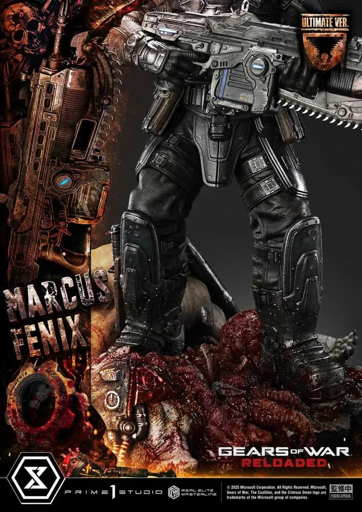 Gears of War Reloaded Statue – Marcus Fenix Ultimate 97 cm 20