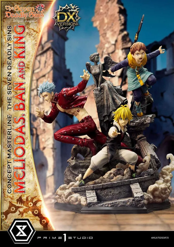 Seven Deadly Sins Statue – Meliodas Ban and King Deluxe 55 cm 18