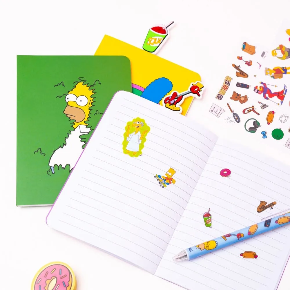 The Simpsons Stationery Set – Notebooks and Zipped PVC Bag 6