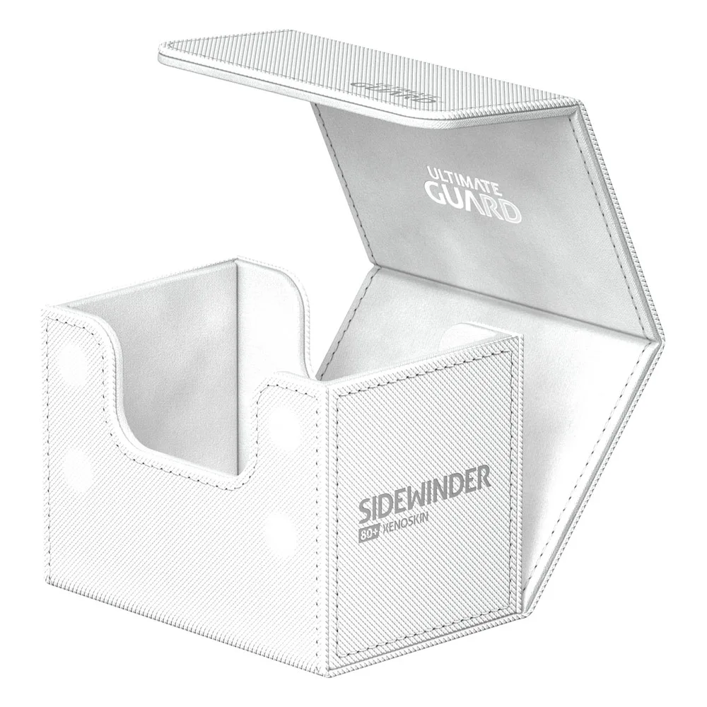 Ultimate Guard Deck Box – Sidewinder 80+ Xenoskin White