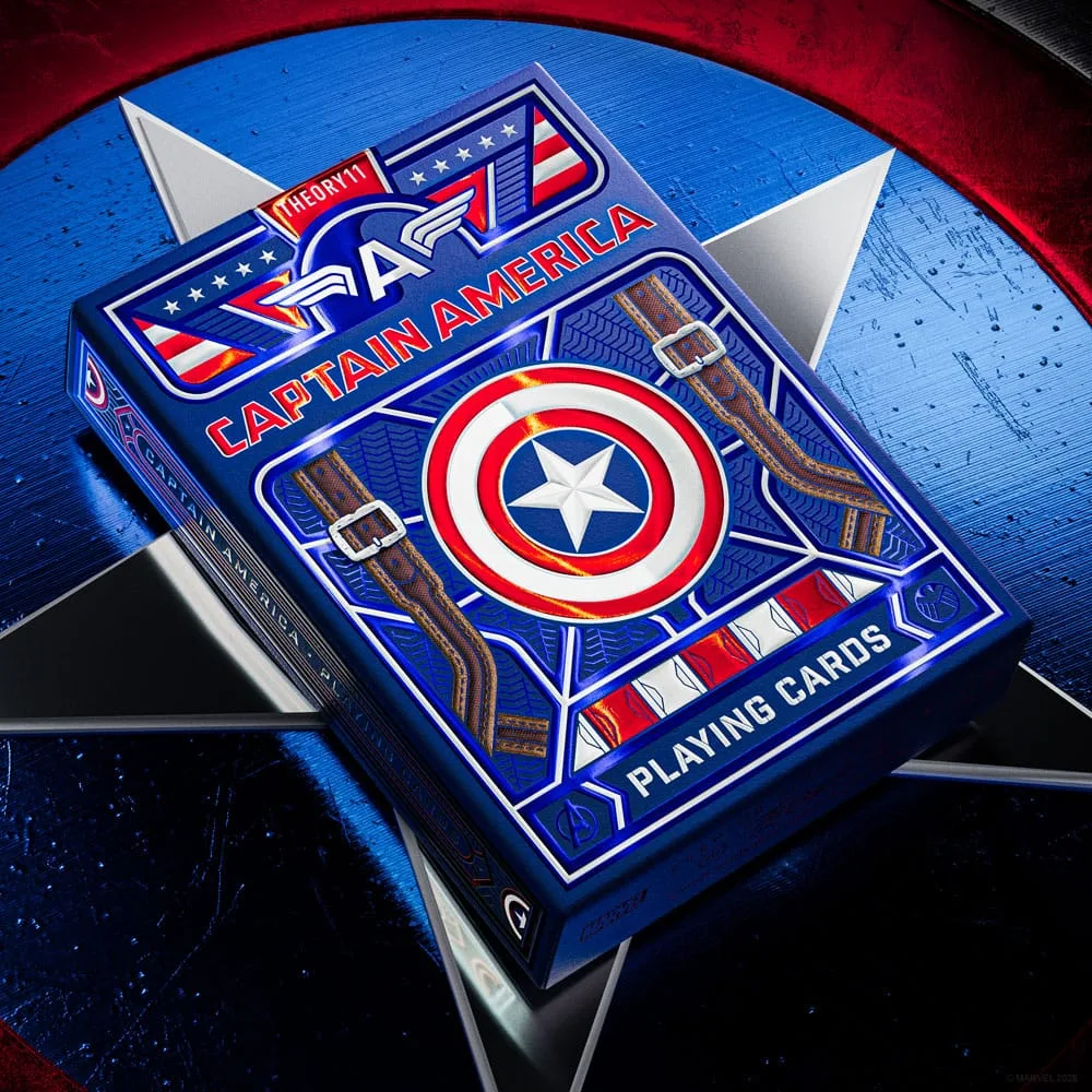 Captain America Playing Cards – Patriotic Design