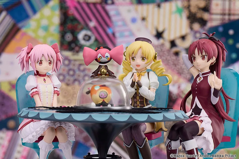 Puella Magi Madoka Magica Statue Set – Tea Party Cake Song 18 cm 6