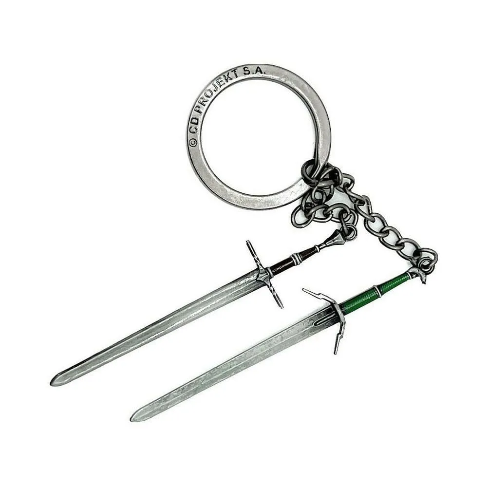 The Witcher III Wild Hunt Keychain – Geralt Two Swords