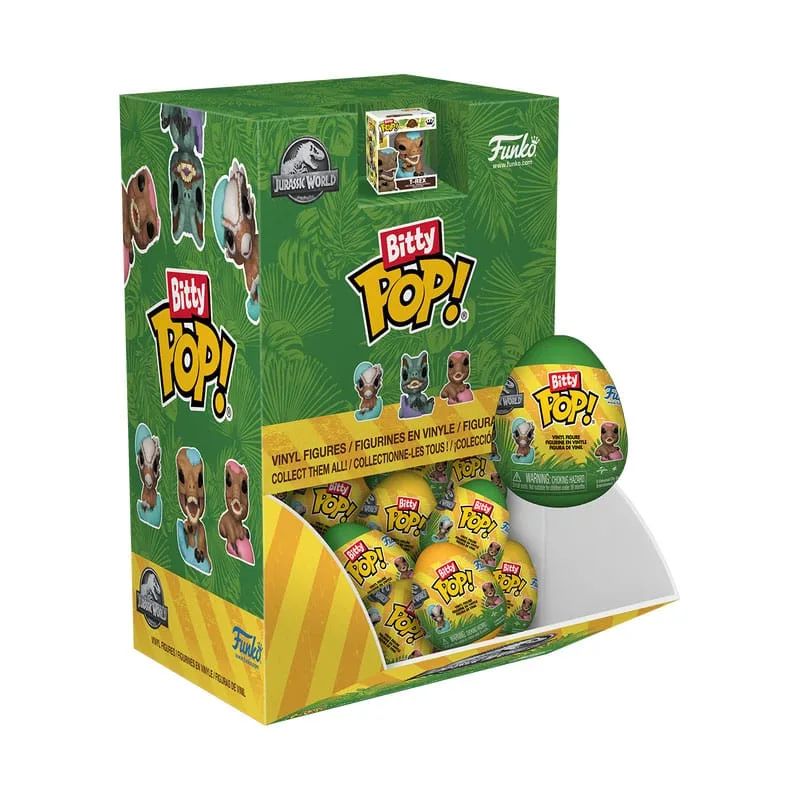 Jurassic Park Vinyl Figures – Funko Pop Easter Egg Display of 24
