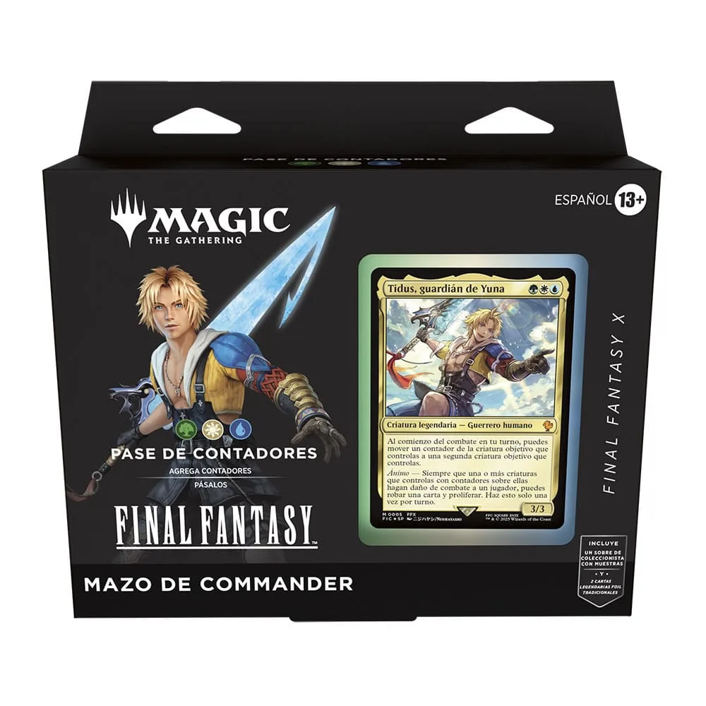 Magic the Gathering Commander Decks – Final Fantasy Spanish Set of 4 9