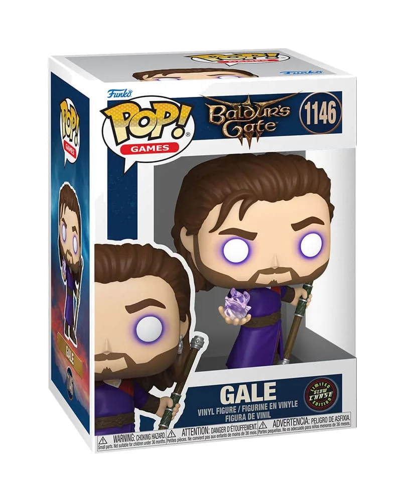 Baldur's Gate 3 Funko Pop-set – Gale met Glow Chase 6 x 9 cm 4