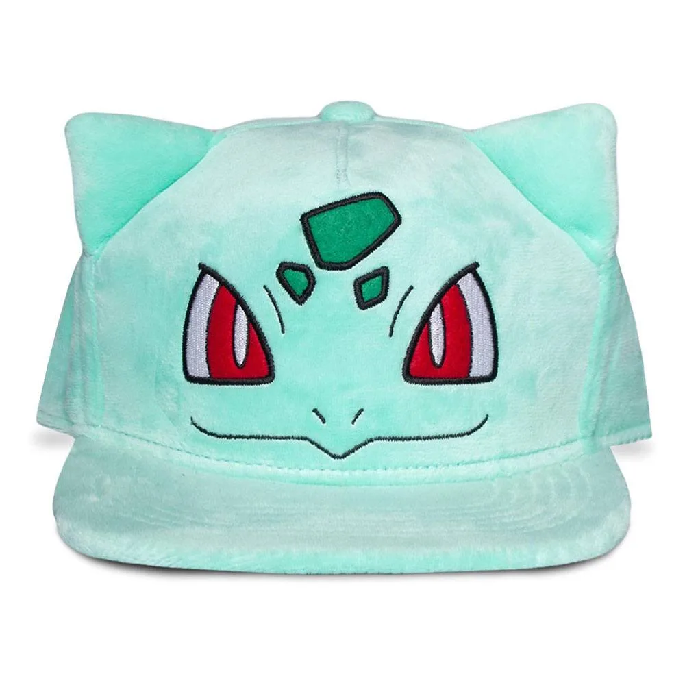 Pokémon Plush Snapback Cap – Bulbasaur