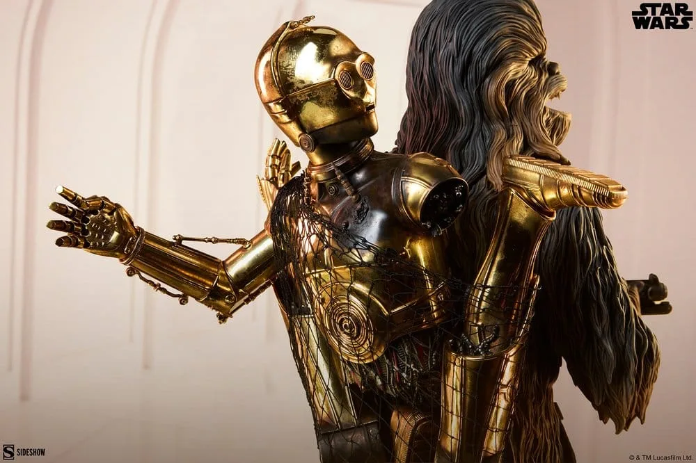 Star Wars Statue – Chewbacca and C-3PO Premium Format 63 cm 7