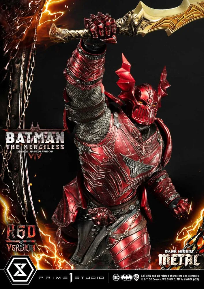 Dark Nights Metal Statue – The Merciless Red Version 111 cm 2