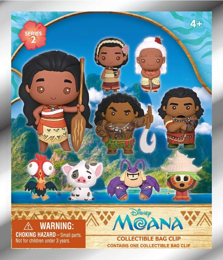 Moana PVC Bag Clips – Series 2 Display 24 Blind Bags 3