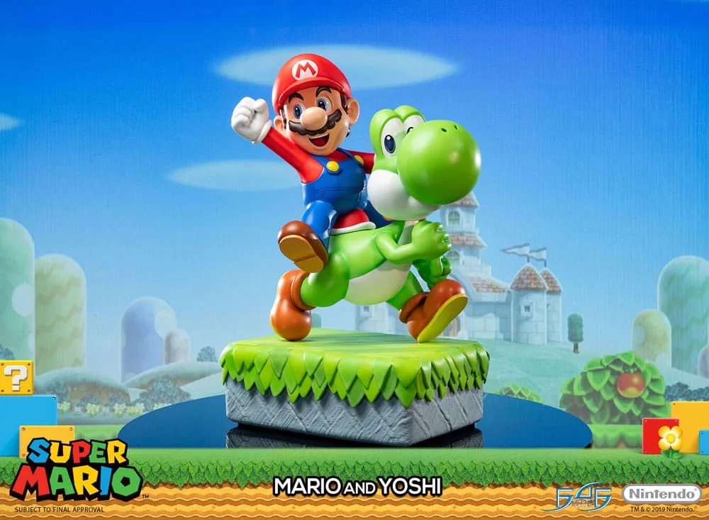 Super Mario Statue – Mario und Yoshi 48 cm 16
