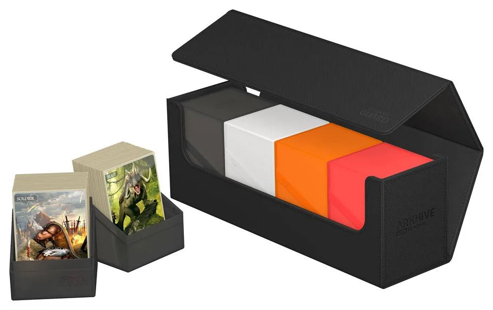 Ultimate Guard Card Storage Box – Arkhive 400+ Xenoskin Black 6