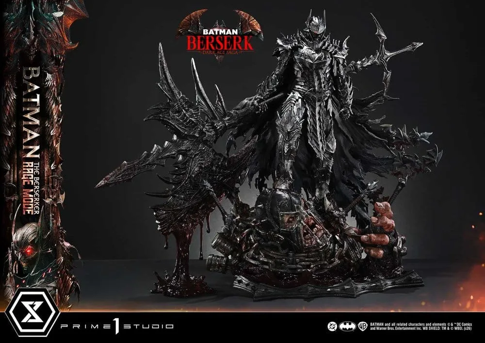 DC Comics Statue – Batman Berserker Rage Mode Deluxe 1/4 93 cm 12