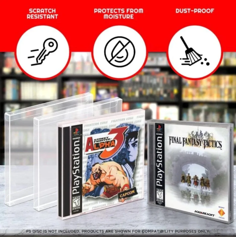 Retro Gaming Schutzhüllen – PS1/CD/Dreamcast 25er-Set 4