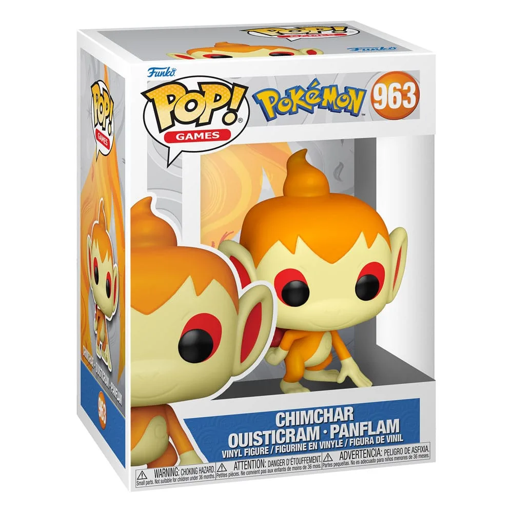 Pokémon Vinyl Figure – Funko Pop Games Chimchar 9 cm 3
