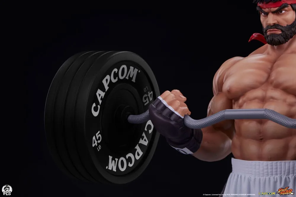 Street Fighter Statue – Ryu Battle Edition Powerlifting 53 cm 14